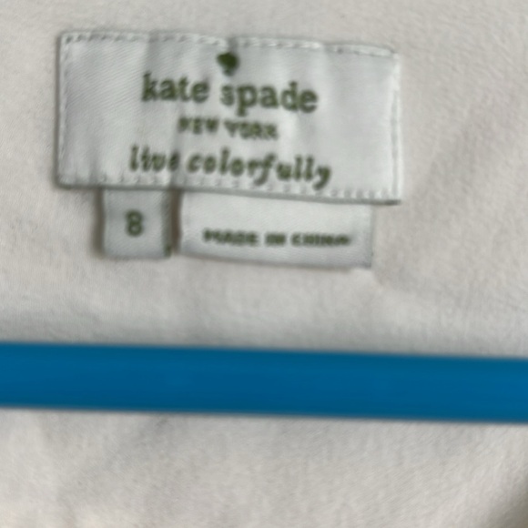 Kate Spade 100% silk crepe ivory bow blouse Size 8 - Picture 2 of 5